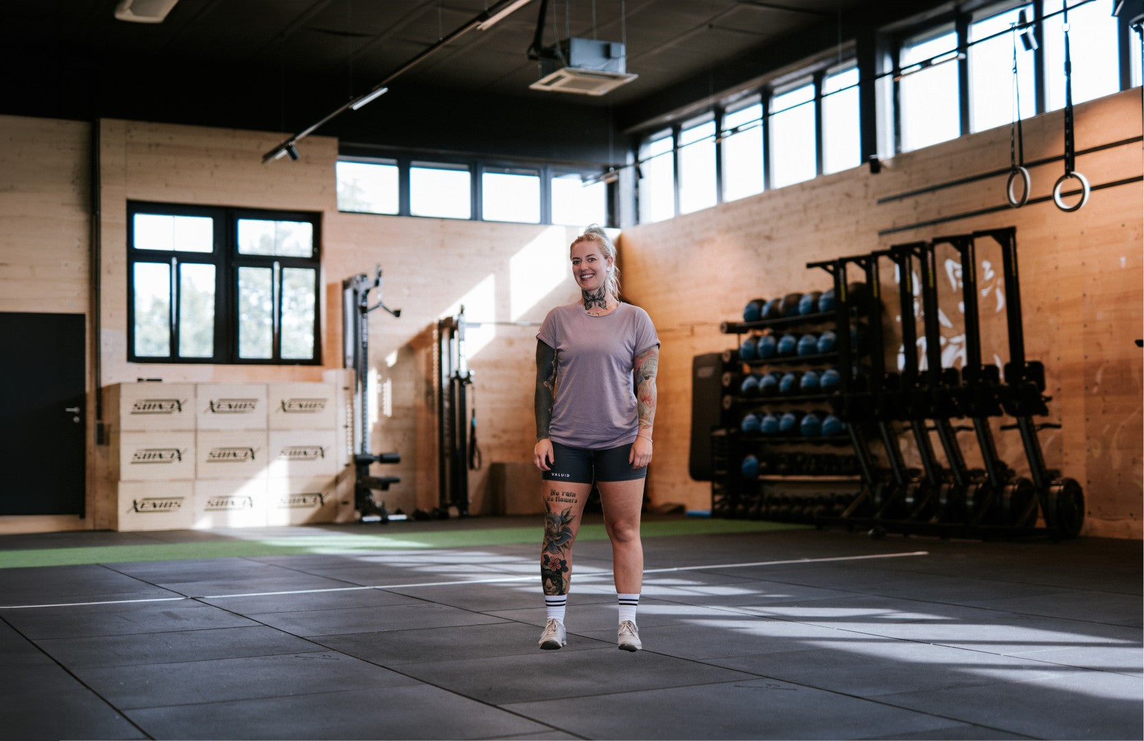 Ladies t-shirt "Valued beyond reps" lavender