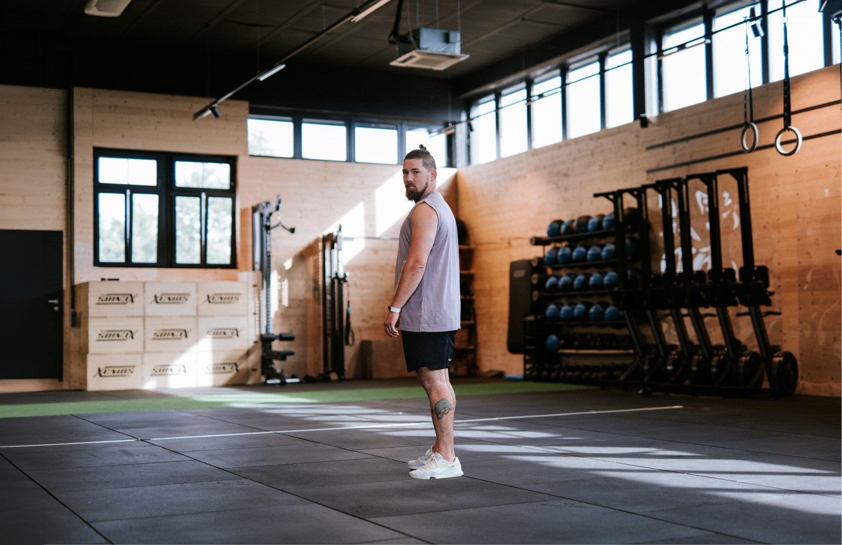 Men tank top lavender