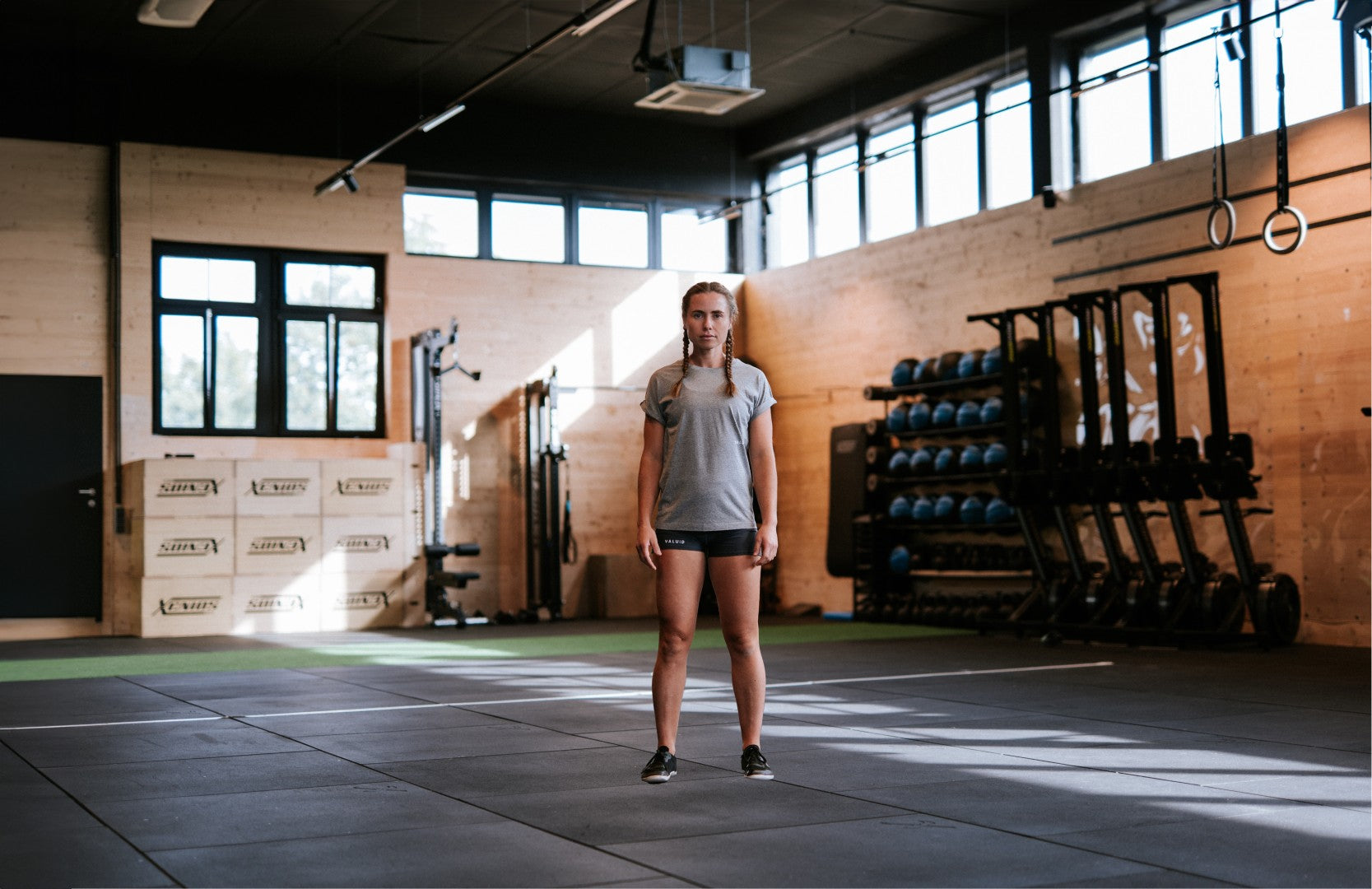 Ladies t-shirt light grey