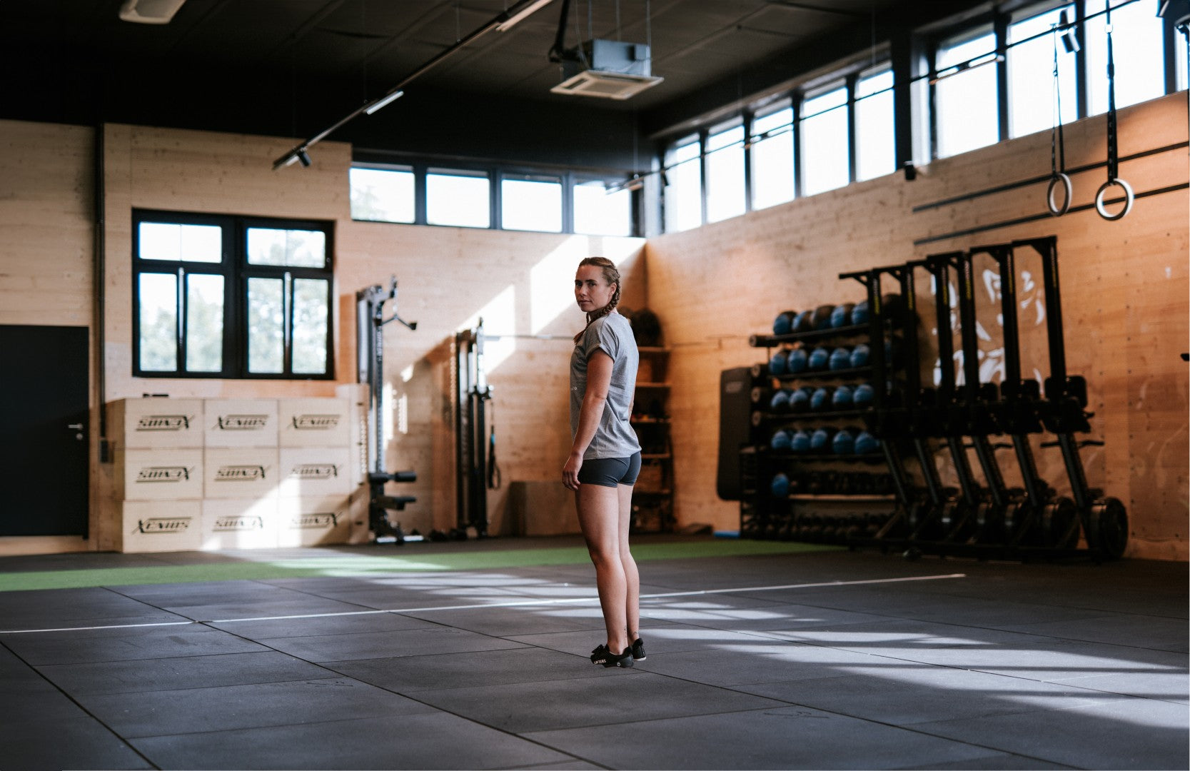 Ladies t-shirt light grey