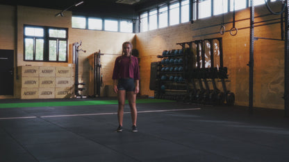 Ladies crop top 3/4 burgundy