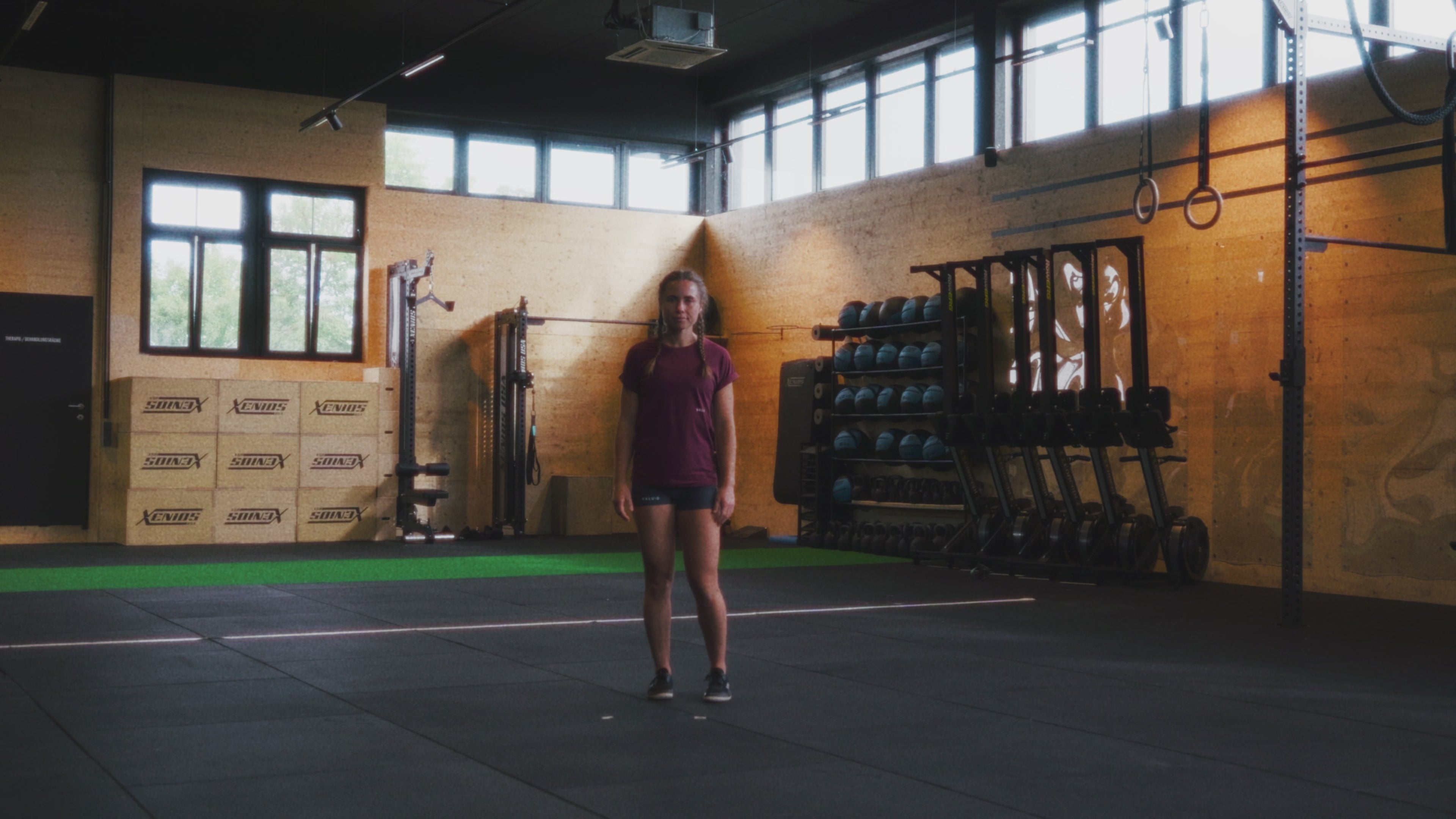 Ladies t-shirt burgundy