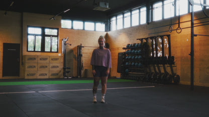 Ladies crop top 3/4 lavender