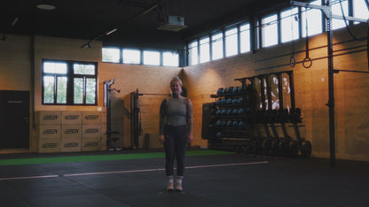 Ladies tank top cropped light grey