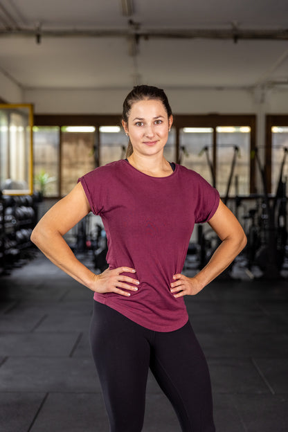 LFT HMBL T-Shirt burgundy