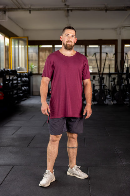 LFT HMBL T-Shirt burgundy